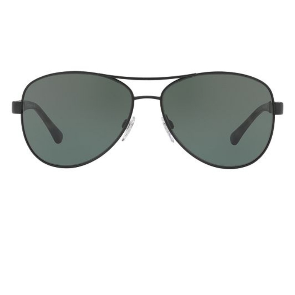 Silver Burberry aviators